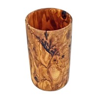 Utensilienbecher Rund Aus Olivenholz 17 Cm-Neu