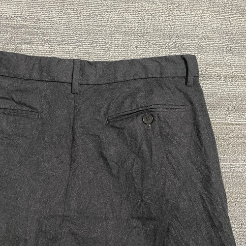 Banana Republic Pants Mens 34x28 Gray Vitale Barberis Canonico Flannel 120s Wool - Picture 4 of 11