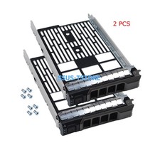 2X Dell 3.5" HDD Tray Caddy Gen11/G12/G13 PowerEdge R310 R410 R520 R630 R730