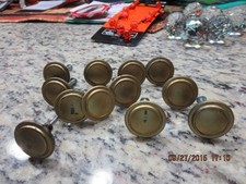 SET OF 12 VINTAGE METAL KNOBS-- T4-2