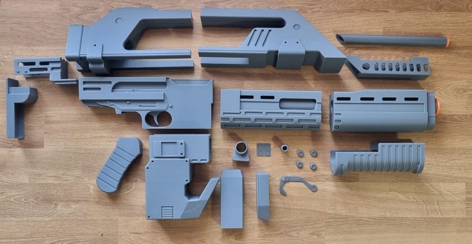 Aliens M41A Pulse Rifle 3D Printed Prop / Cosplay 1:1 Scale | eBay