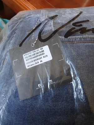 Mens Nimes Skinny Ripped&Repaired Midnight Blue Jeans 32 R - Image 1 of 4