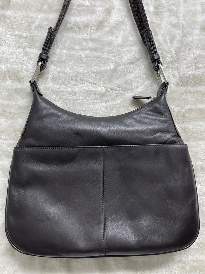 St Johns Bay Authentic Genuine Leather Hobo Shoulder Bag Handbag Satchel Purse - Image 4 of 4