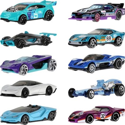 Hot Wheels 10-Pack of Toy Race Cars, Includes Multicolor | eBay