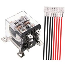 JQX-12F-2Z Coil 30A Relay DPDT 2NO 2NC 8 Pin General Purpose High AC 220V