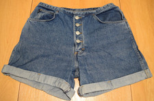 Gitano Jeanswear Vintage 1990s High Waisted Button Fly Shorts Womens Size 8 EUC