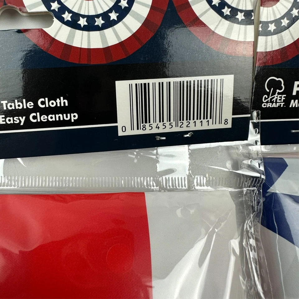 American Flag 4Th of July Tablecloth Patriotic Table Cloth - 52" X 108" - Image 3 of 4