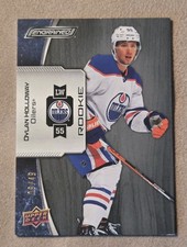 2023-24 Upper Deck Engrained Hockey Dylan Holloway EBONY Rookie /49
