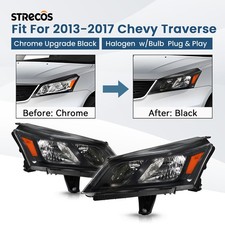Upgrade Halogen Headlights For 2013-2017 Chev...