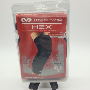MCDAVID HEX Protective Pads Leg Sleeves Pair Size Medium 12”-14” #6446 Knee