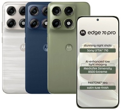 Motorola Edge 70 Pro 5G 6.8''144Hz Global Version D8500Extreme 6500mAh By FedEx