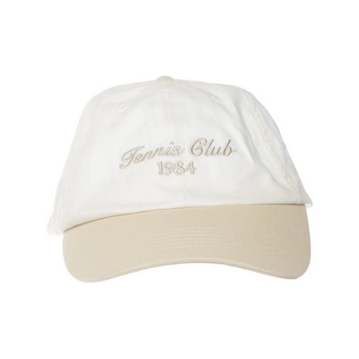 Mango, Baseball-Mütze, Größe: ONE SIZE, model: tennis club 1984, Weiß/Beige #ebq