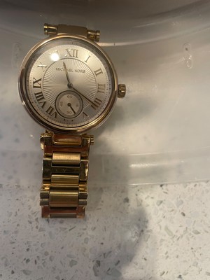 Michael Kors used womens watch Michael Kors MK3158 Champagne Dial Gold Tone Stainless  main image 2