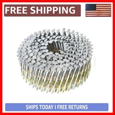 2-Inch Hot-Dipped Galvanized Siding Nails - 3600 Count Full Round Head Ring S...