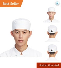 Unisex Chef Hats Adjustable Kitchen Cooking Caps with Breathable Mesh Top