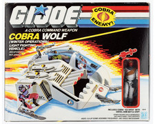 GI Joe 1987 Cobra Wolf with Ice Viper Sealed MISB