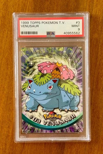 1999 Topps Pokemon T.V. Venusaur PSA 9