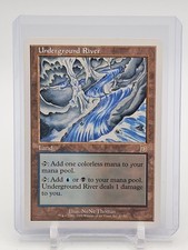 UNDERGROUND RIVER 2001 MAGIC THE GATHERING 7TH EDITION 41/50 LAND Q7501