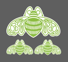 Bee Tequila Sticker Decal Agave Patron Bumper Bar Wall Stickers 3 for 1