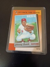 Topps 1990 Turn Back The Clock Johnny Bench Cincinnati Reds Card #664 Base Set