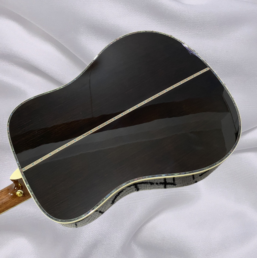 D45 Acoustic Guitar Solid Spruce Top Rosewood Fingerboard 20 Frets Free shipping