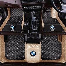 RECAMBO Set di tappetini in gomma e vasca per bagagliaio adatti per BMW X5 | tipo F15 | anno di costruzione 2013 2018 100% tappetini per auto e bagagliaio in TPE antiscivolo