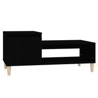 Couchtisch Schwarz 100X50X45 Cm Holzwerkstoff