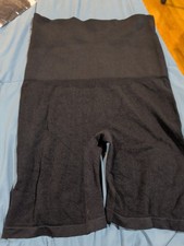 Fit Figure Improving Technology Womens Xl Shaper Girdle Shorts Shapewear Blk
