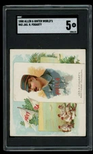 1888 Allen and Ginter N43 Jas. H. Fogarty SGC 5 EX Quakers  (6115)