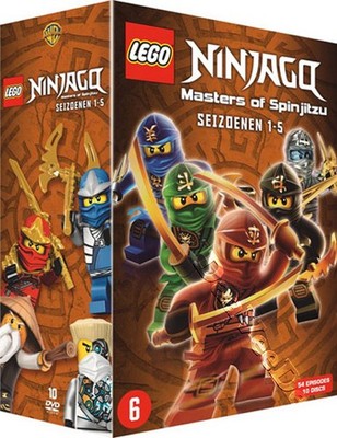Ninjago: Masters of Spinjitzu: Seasons 1-5 NEW PAL Kids 10-DVD Boxset