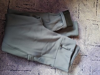 Women’s Grey Equestrian Jodhpurs & Breeches Riding Pants with Ankle Cuffs