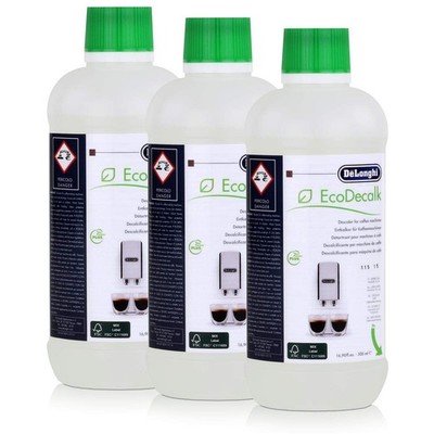 3er Pack DeLonghi Entkalker EcoDecalk für Kaffevollautomaten DLSC500 /