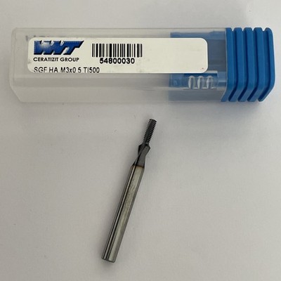 M3 x 0,5 mm Gewindefräser WNT Hartmetall 54800030 beschichtet 20% MwSt inkl
