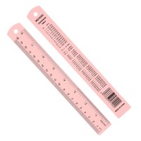 "FüR 20Cm/8\\\" Metalllineal, 2Er Pack Aluminiumlegierung Lineal Pink"