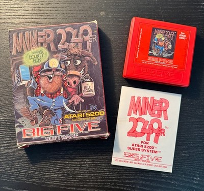 Atari 5200 Miner 2049er CIB