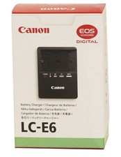 Genuine Canon LP-E6 Battery Charger OEM EOS 60D 70D 80D 6D 7D 7DII With LC-E6