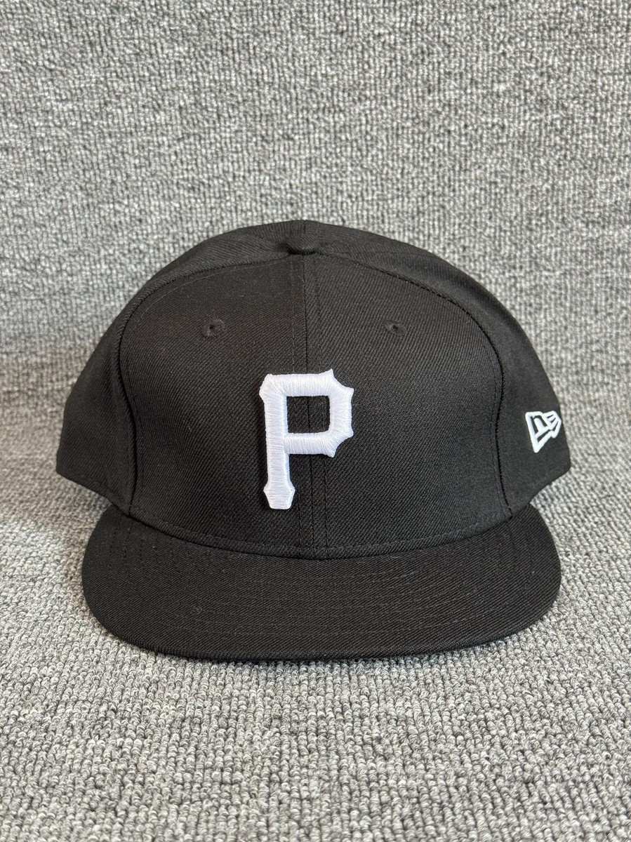 New Era Pittsburgh Pirates 59FIFTY Fitted Hat Black 7 3 4 MLB