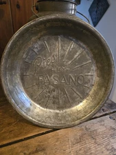 Vintage/Antique Style/Rustic/Advertising Kitchen Decor Fasano Pie Pan