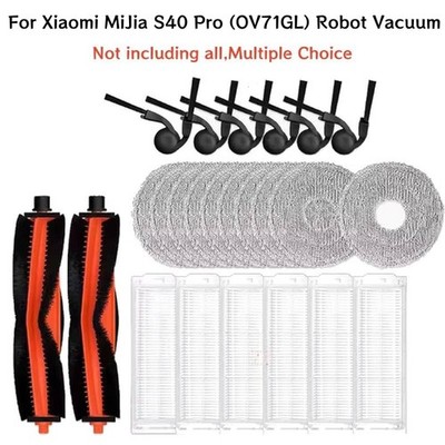 Cleaning Kits Replacement Parts For Xiaomi MiJia S40 Pro (OV71GL) Robot Vacuum
