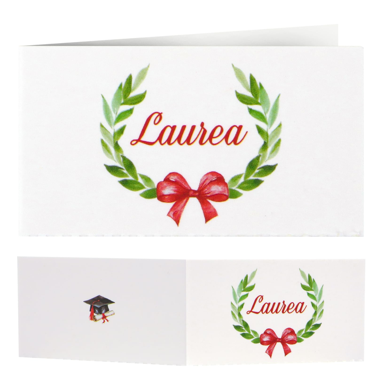 Bigliettini Bomboniere Laurea Biglietti Confetti Laurea Cartoncini (U5w)