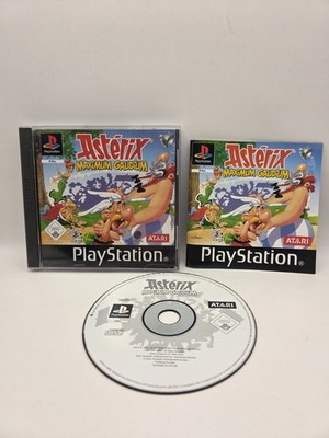 Top Zustand Asterix Maximum Gaudium (Sony PlayStation 1/2) PS1 Spiel in OVP -