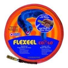 COILHOSE PNEUMATICS Flexeel Hose 5/16" ID x 100' w/Coblo Transparent Orange