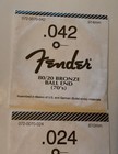 3 Fender Guitar Strings Bronze And Steel — photo 4