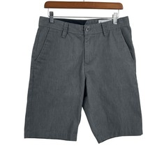 Volcom Mens Frickin Modern Fit Chino Shorts Charcoal Gray Sz 30 Skater Outdoor