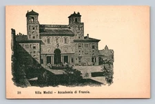 Vintage Italian Postcard Villa Medici Accademia di Francia Rome