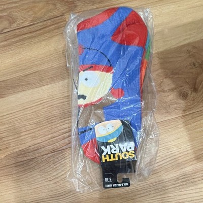 BioWorld South Park Men's Crew Socks Size 5-10 Multicolor Graphic Print 1 Pair