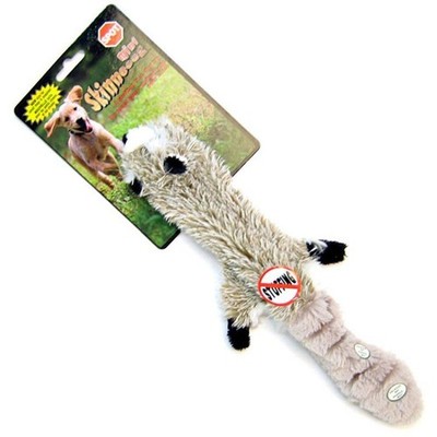Dog, Spot Skinneeez Plush Raccoon Dog Toy (1 count)