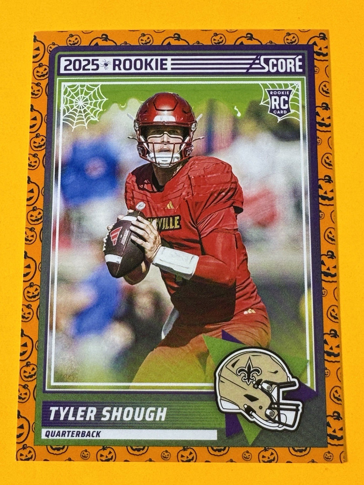 2025 Panini Score Tyler Shough RC No. 71 Saints
