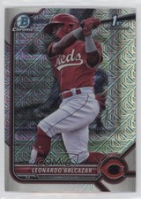 2022 Bowman Chrome Prospects Mega Box Mojo Refractor Leonardo Balcazar 6u5