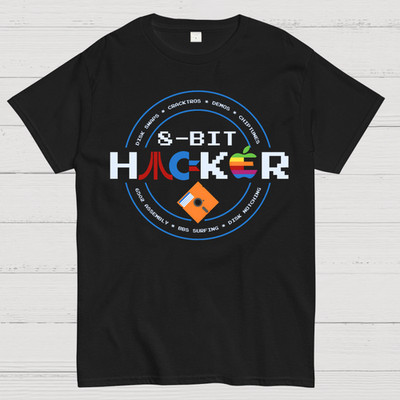 8-bit Hacker T-Shirt Size S-4XL